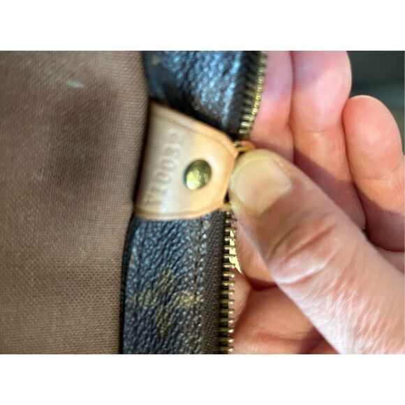 Authentic Louis Vuitton Monogram Cabas Piano Tote Bag Womens Brown - Picture 12 of 13